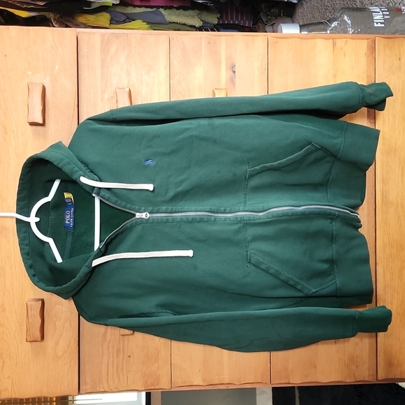 Polo Ralph Lauren Other - EUC Polo Ralph Lauren: Men's Classic Full-Zip Fleece Hoodie, Green, Men's L